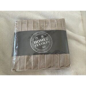 Muamar French Door Curtains Privacy Shade Blind, 12W x 70L (Pack of 1) Tan Brown